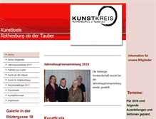 Tablet Screenshot of kunstkreis-rothenburg.de